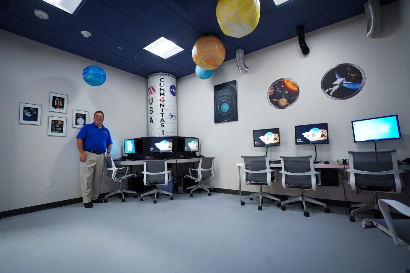 Woburn's new Computer Lab, designed and executed by Prosper Solutions!