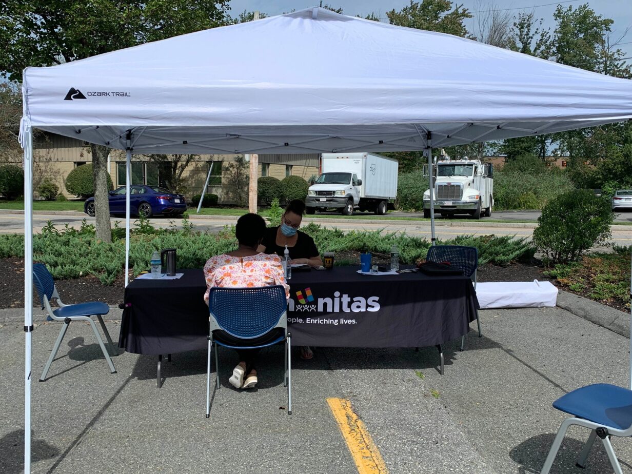 Residential Hiring Fairs, out in the sun!